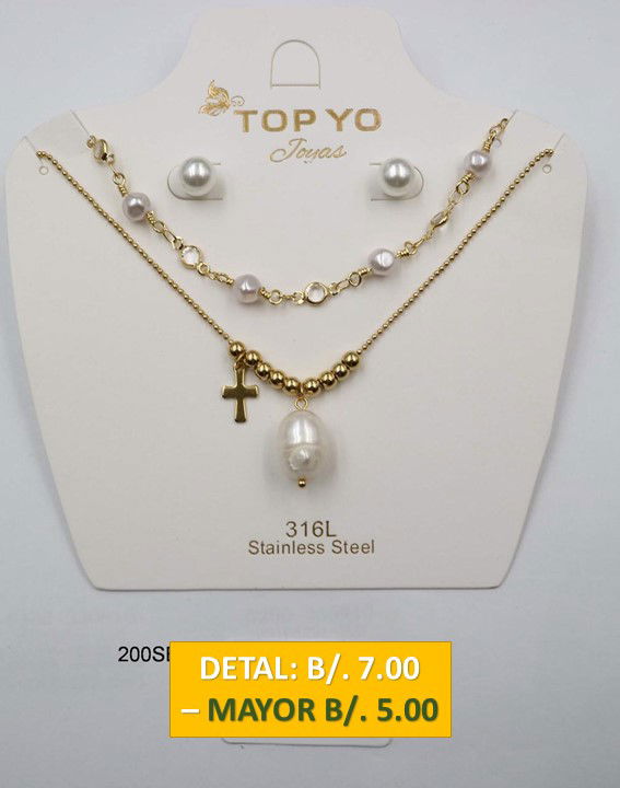 2 CADENAS PRENDAS DE ACERO