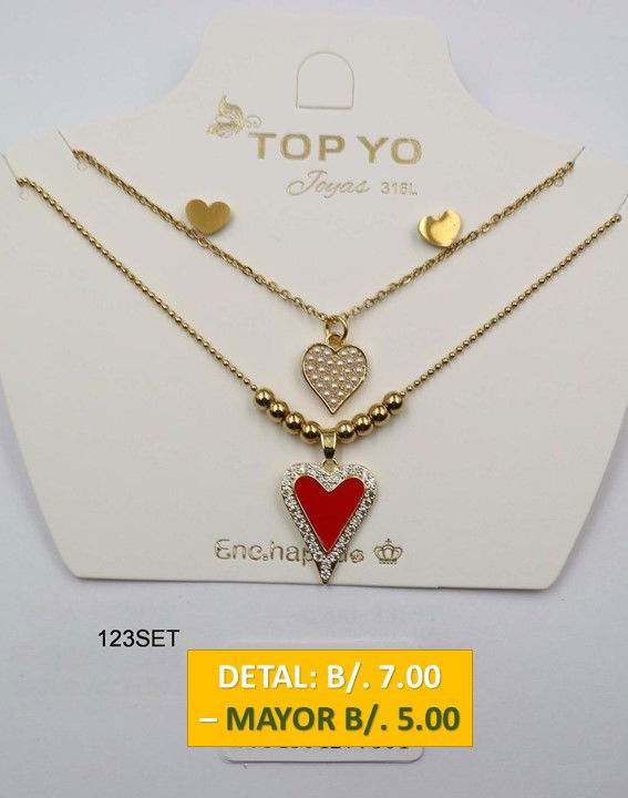 2 CADENAS PRENDAS DE ACERO