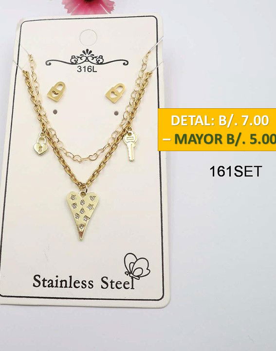 2 CADENAS PRENDAS DE ACERO