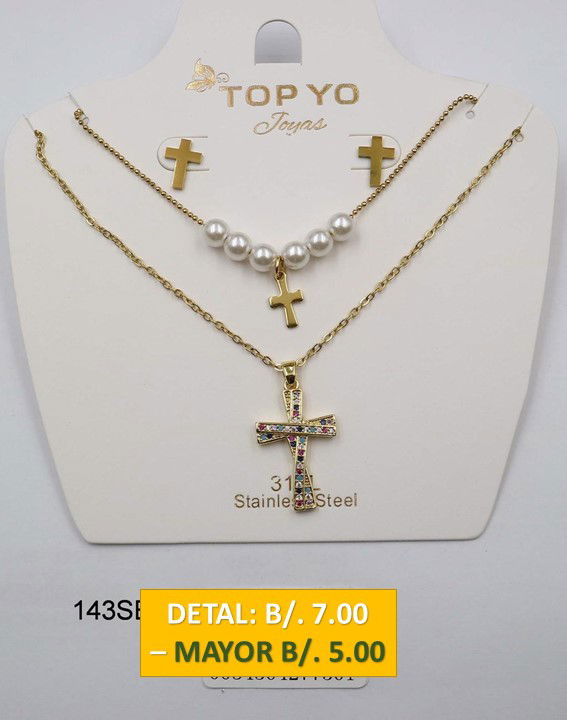 2 CADENAS PRENDAS DE ACERO