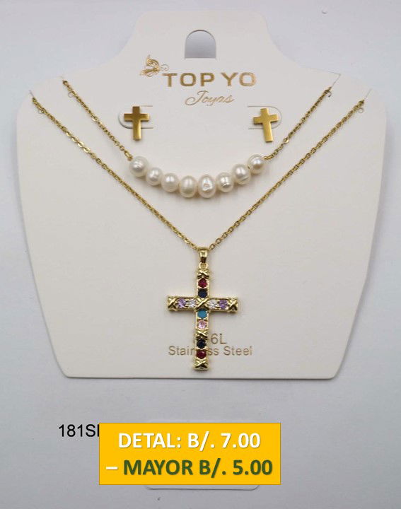 2 CADENAS PRENDAS DE ACERO