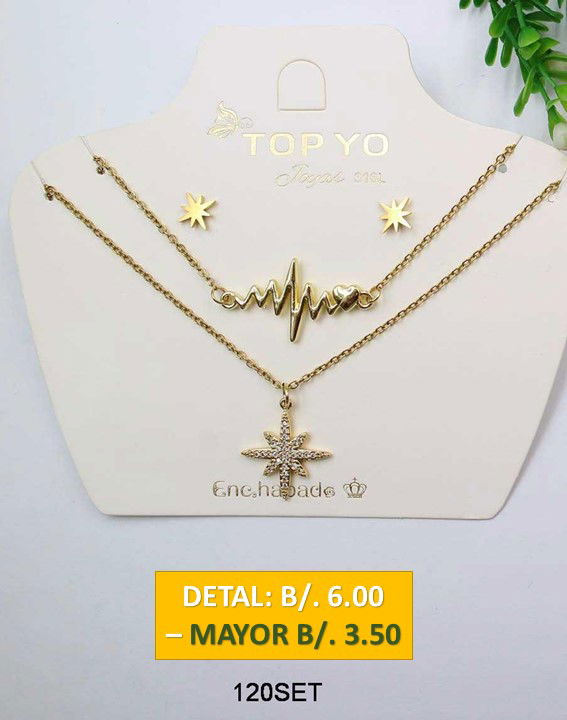 2 CADENAS PRENDAS DE ACERO