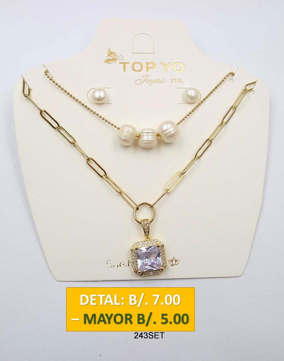 2 CADENAS PRENDAS DE ACERO