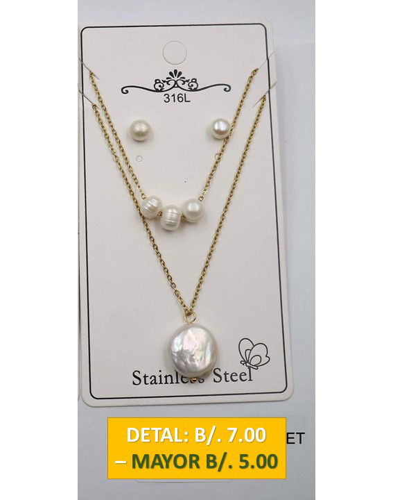 2 CADENAS PRENDAS DE ACERO