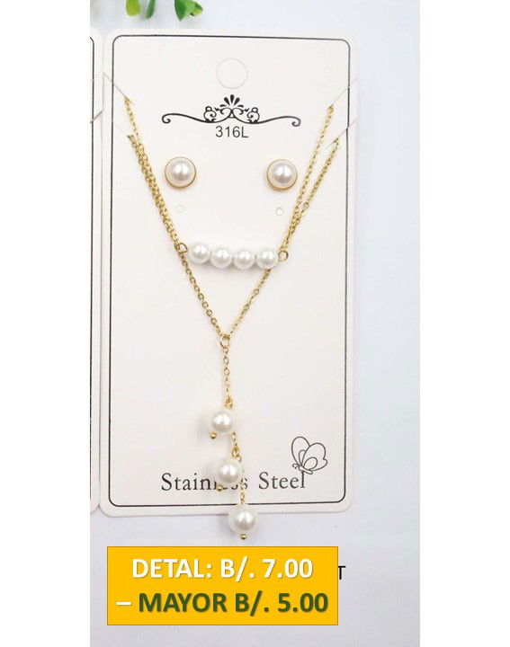 2 CADENAS PRENDAS DE ACERO