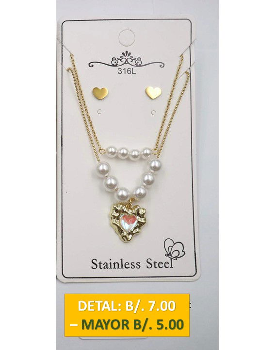 2 CADENAS PRENDAS DE ACERO