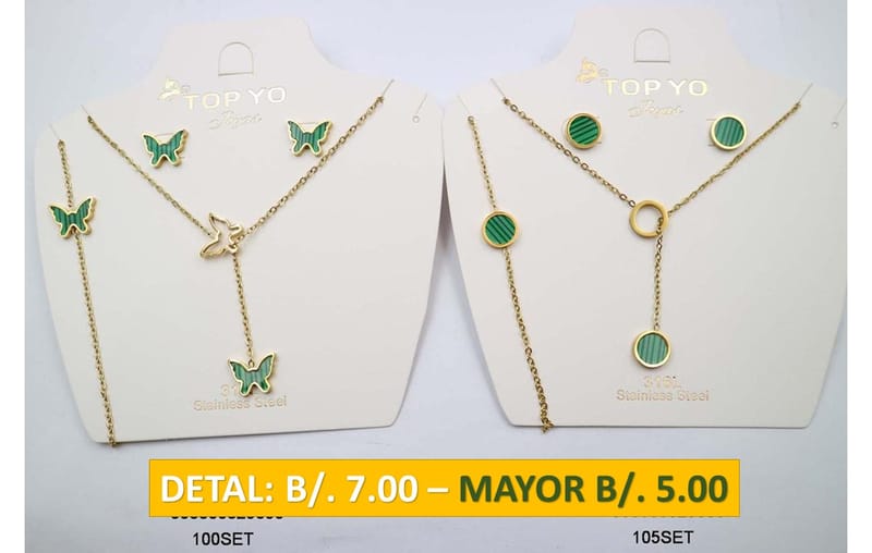 2 CADENAS PRENDAS DE ACERO