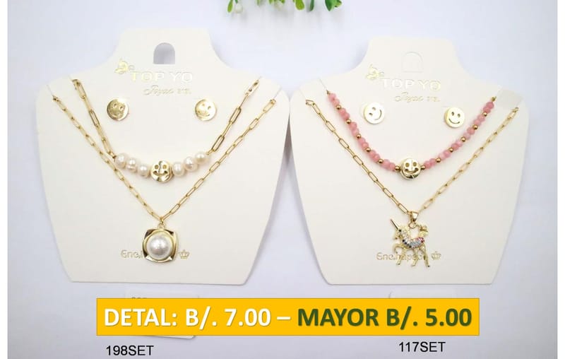 2 CADENAS PRENDAS DE ACERO