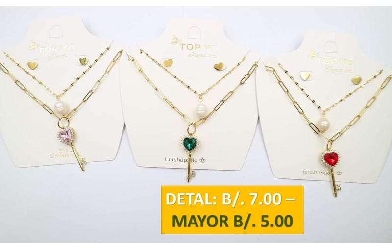 2 CADENAS PRENDAS DE ACERO