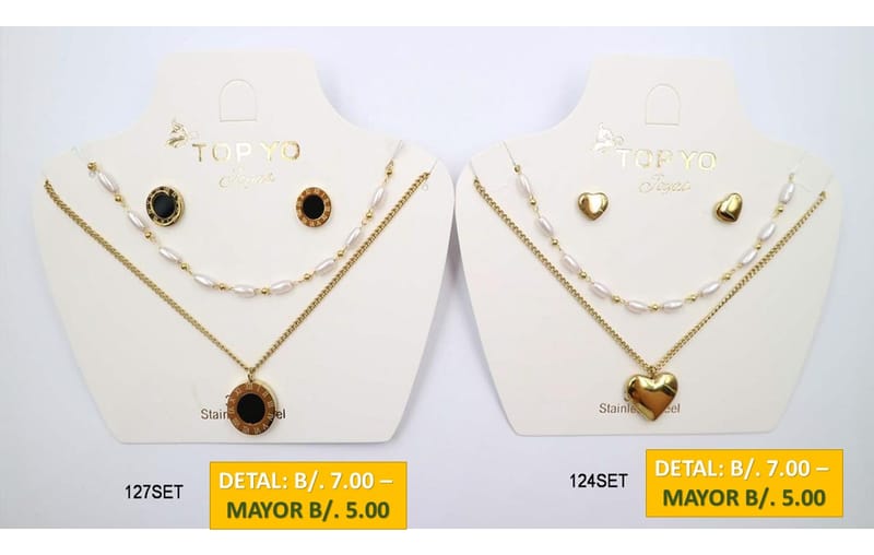 2 CADENAS PRENDAS DE ACERO