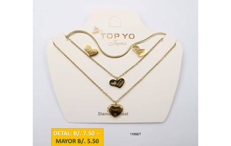 2 CADENAS PRENDAS DE ACERO