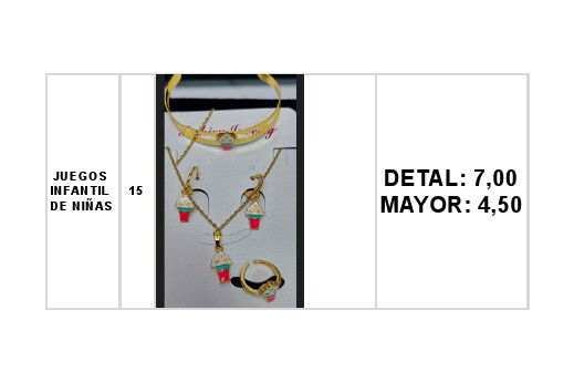 PRENDAS AL DETAL Y MAYOR