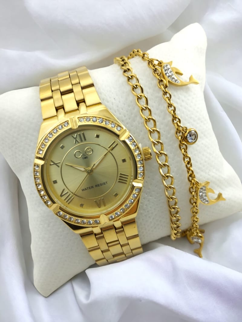 reloj con pulseras - abril