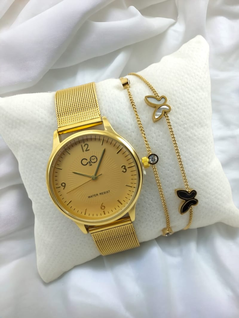 reloj con pulseras - abril