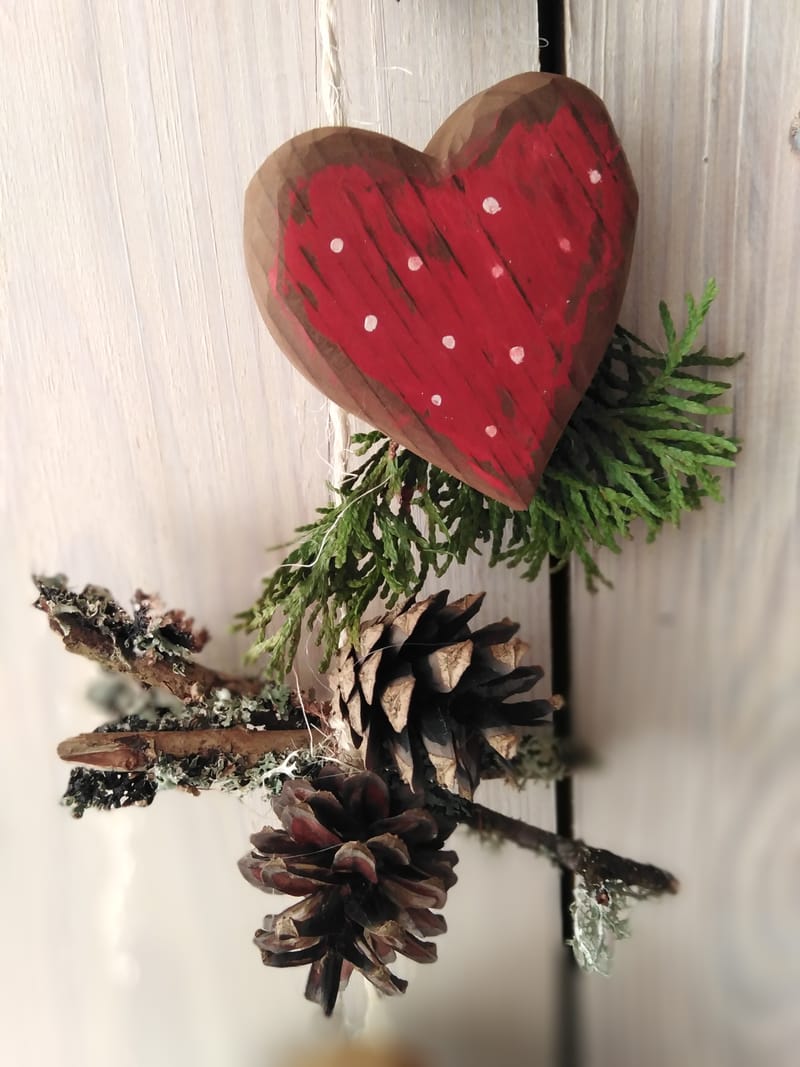 Guirlande en bois de Noël