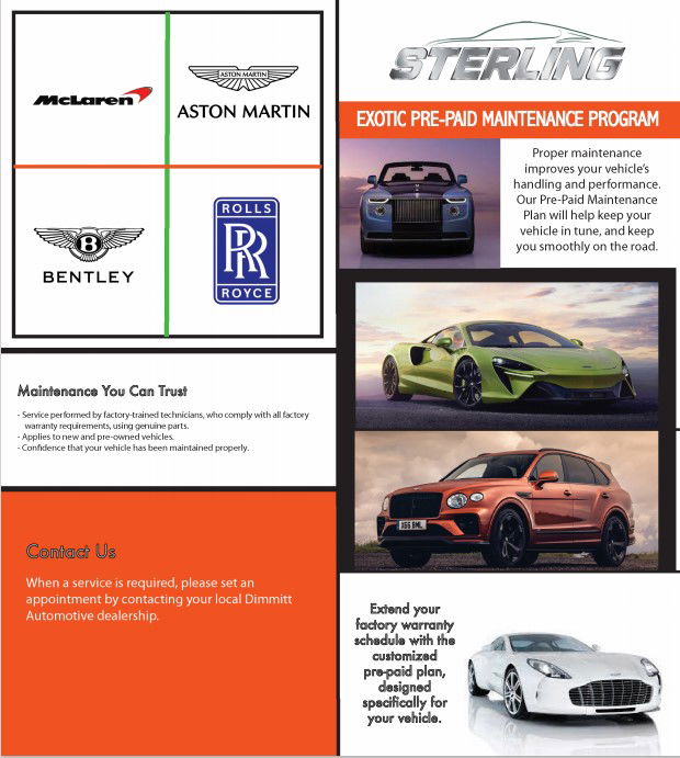 EXOTIC PREPAID MAINTEANCE