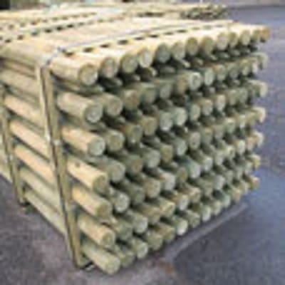 Baumpfähle, Kiefer naturrund