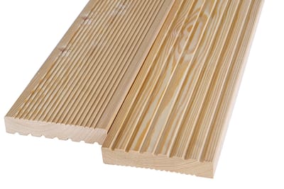 Querhölzer, vierkant, Douglasie, getrocknet, roh