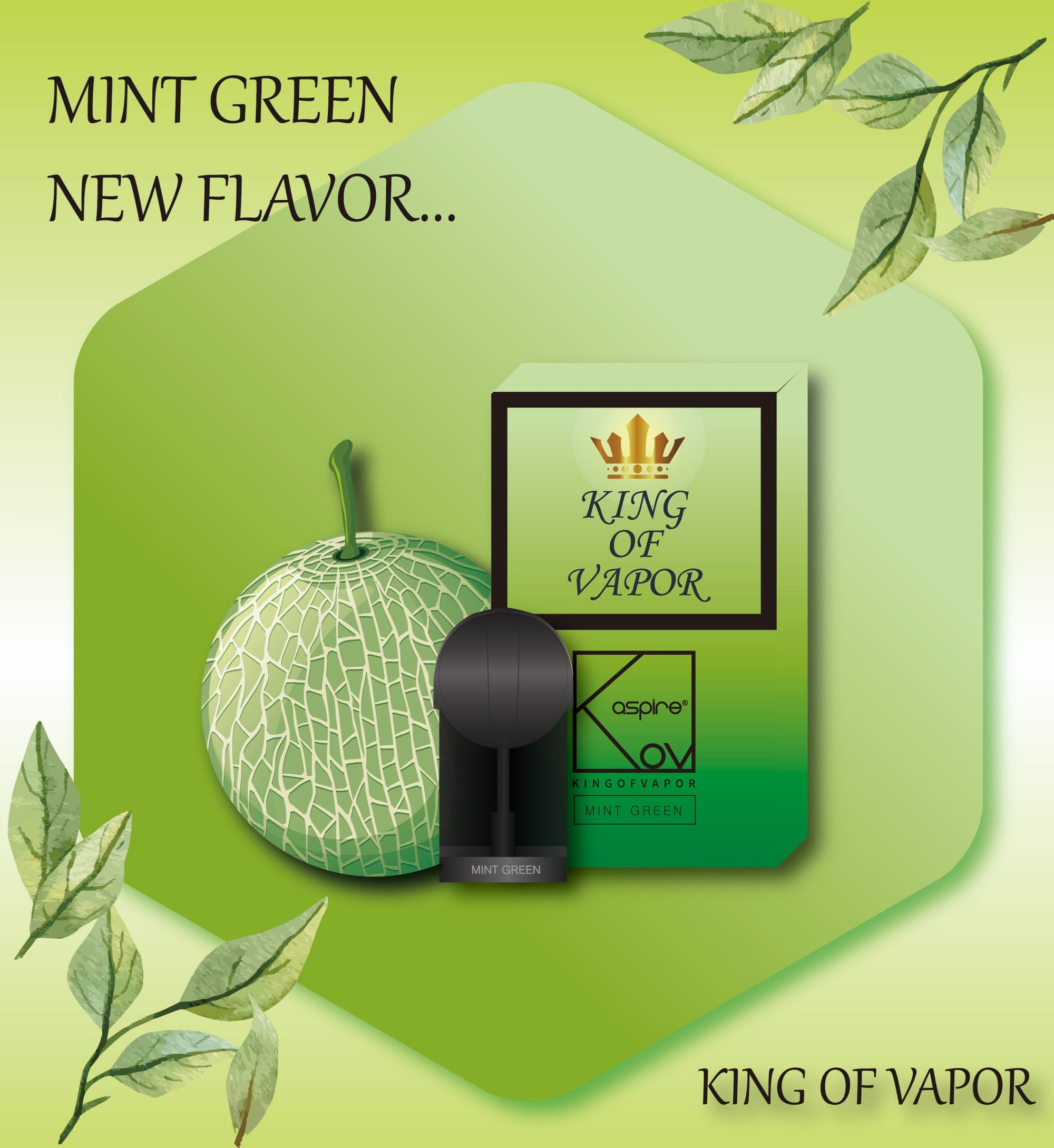 "KOV" 의 두번째 새로운 맛 "MINT GREEN"