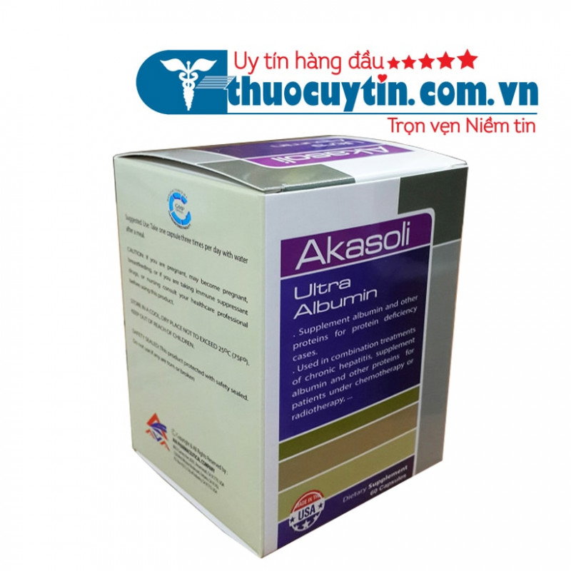 Akasoli nhập khẩu Mỹ chính hãng giá bao nhiêu?