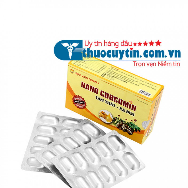 Nano Curcumin - Tam Thất Xạ Đen chính hãng học viện quân y