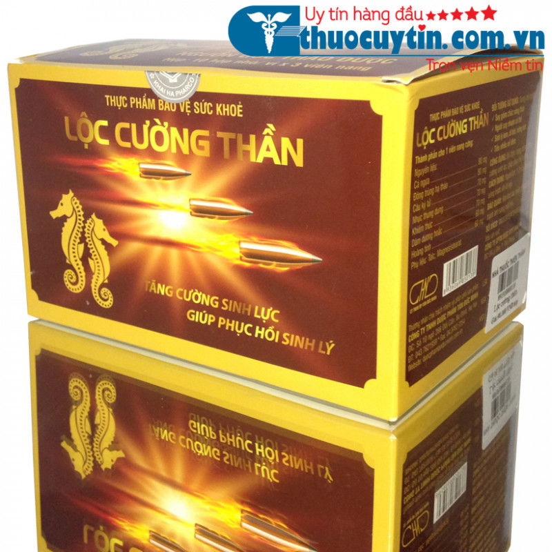 Lộc Cường Thần hỗ trợ điều trị yếu sinh lý nam giới
