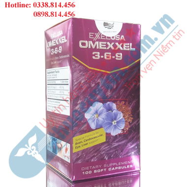 Omexxel 369 viên uống sáng mắt bổ tim mạch