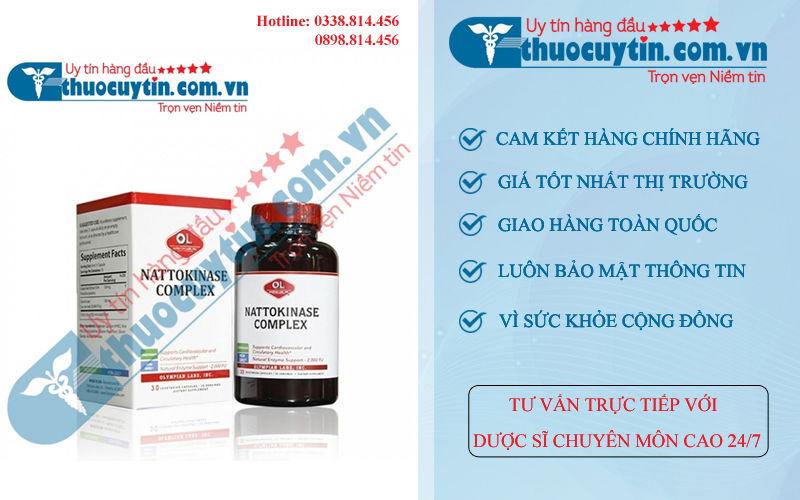 Viên uống bổ não Nattokinase complex chính hãng