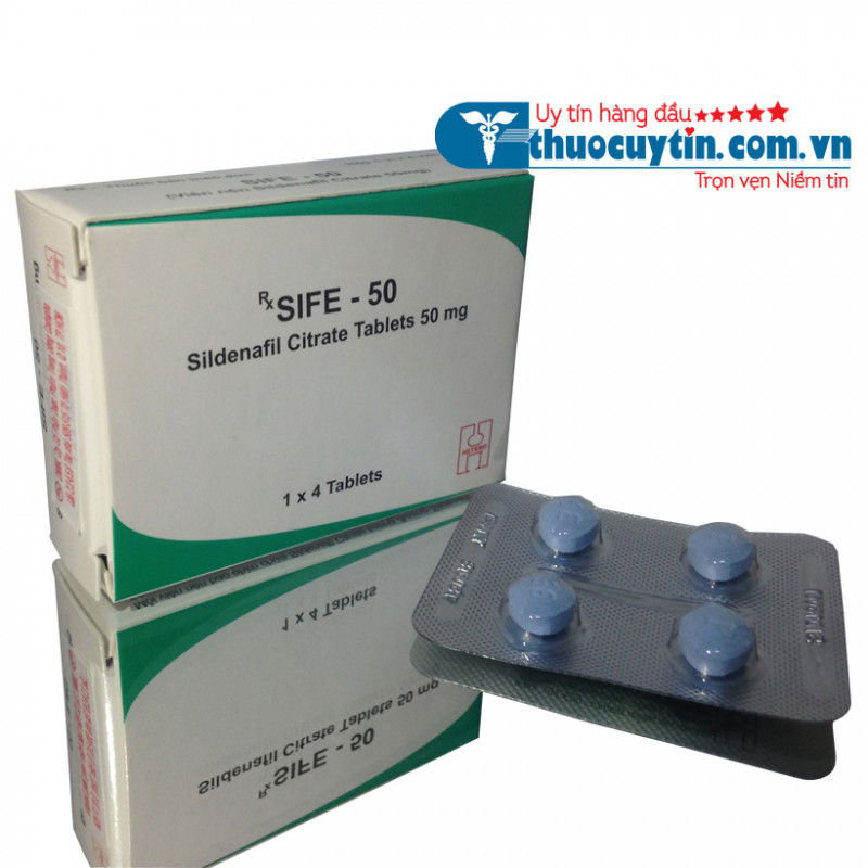 Thuốc Sife 50mg điều trị rối loạn cương dương tăng cường sinh lý nam