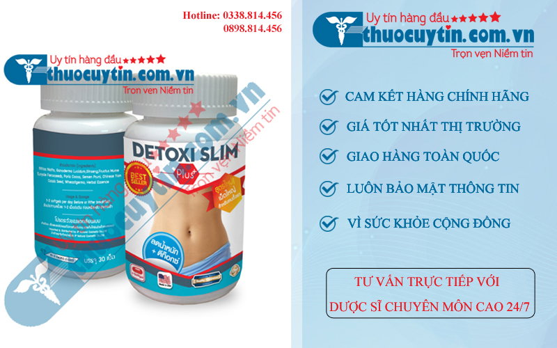 Cách sử dụng giảm cân Detoxi Slim Thái Lan