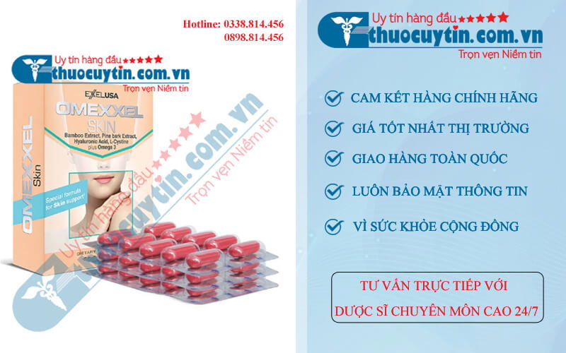 Luu y khi su dung vien uong Omexxel Skin