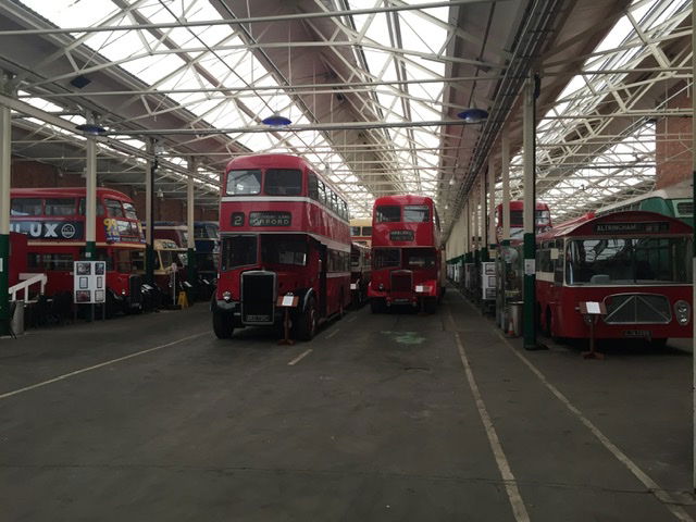 The Museum owned bus collection.