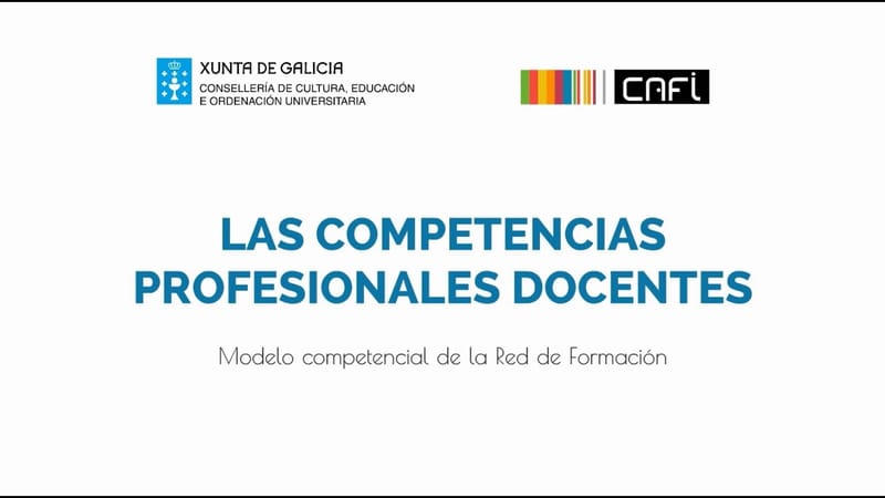 LAS COMPETENCIAS PROFESIONALES DOCENTES - VIDEO