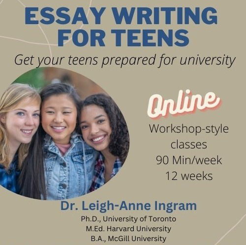 Essay Writing Class For Teens