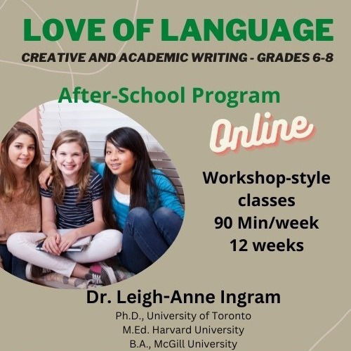 Love of Language Program for Tweens