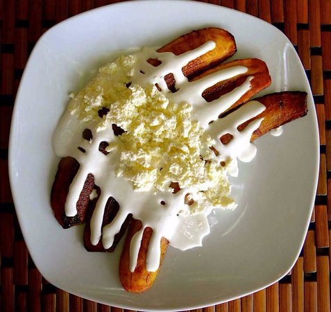Plátanos con crema