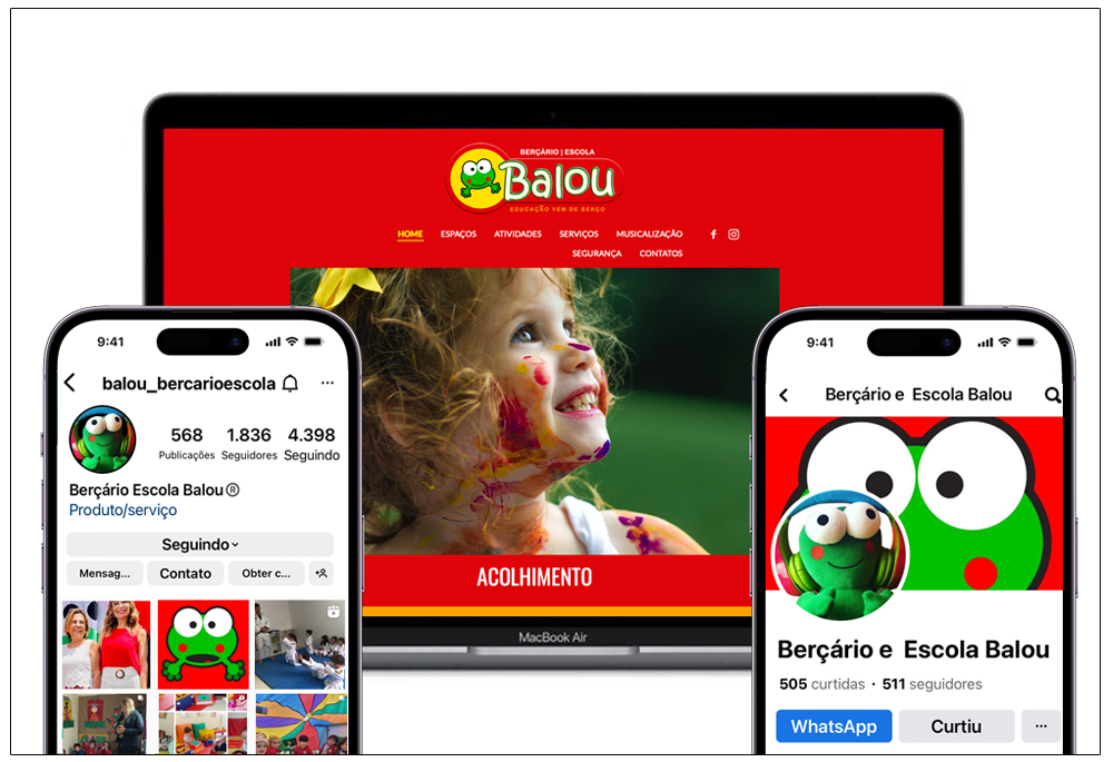 WEBSITE | REDES SOCIAIS 