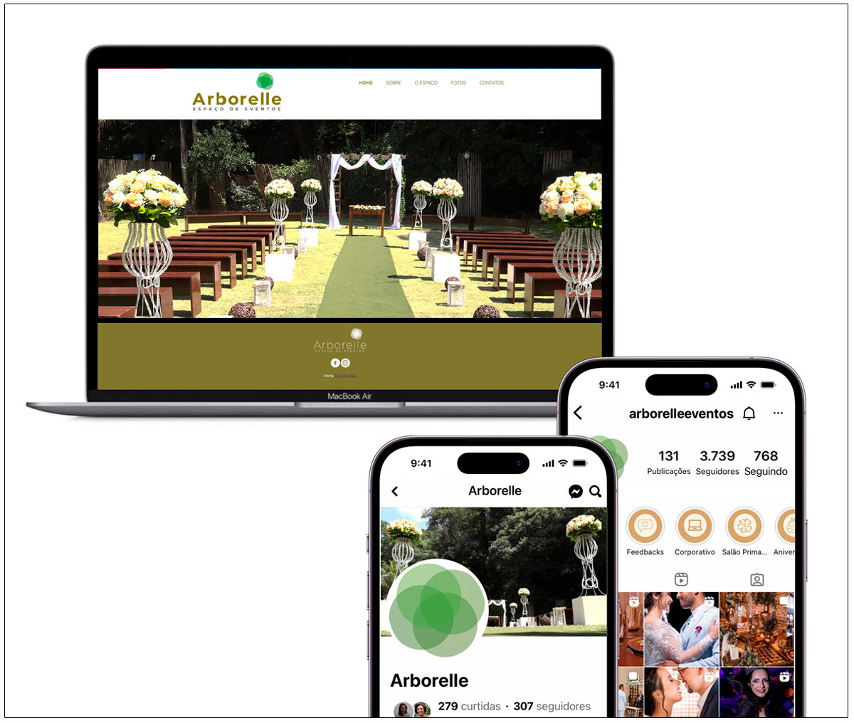 WEBSITE E REDES SOCIAIS