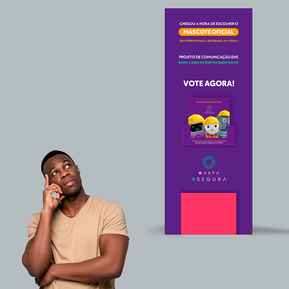 Criação de mascotes para concurso e peças on e offline da campanha