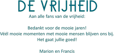 De Vrijheid Café