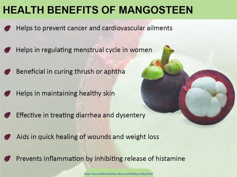 we will introduce effects of mangosteen on patients with kidney disease