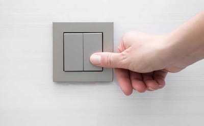 How to fix light switch button?