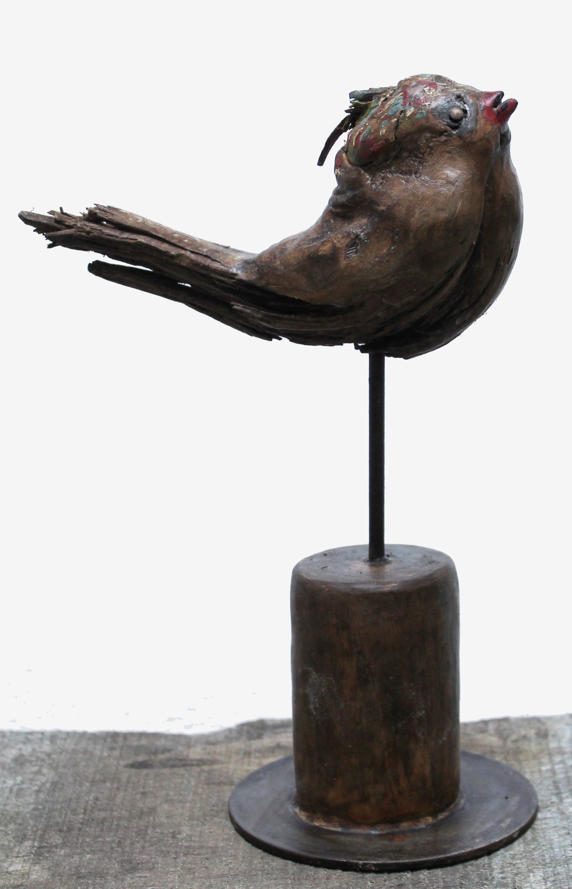 BRANCH BIRD - Tree and nail branch 2016 Measurements: 25cm 10cm 15cm Price: 225€