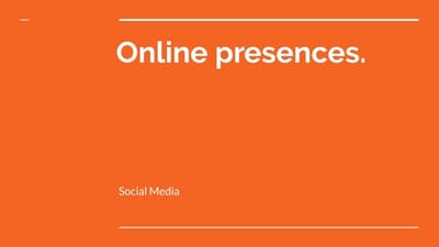 Good Online Presences