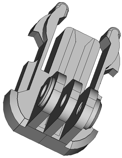 Fabrication de fixations pour une GoPro