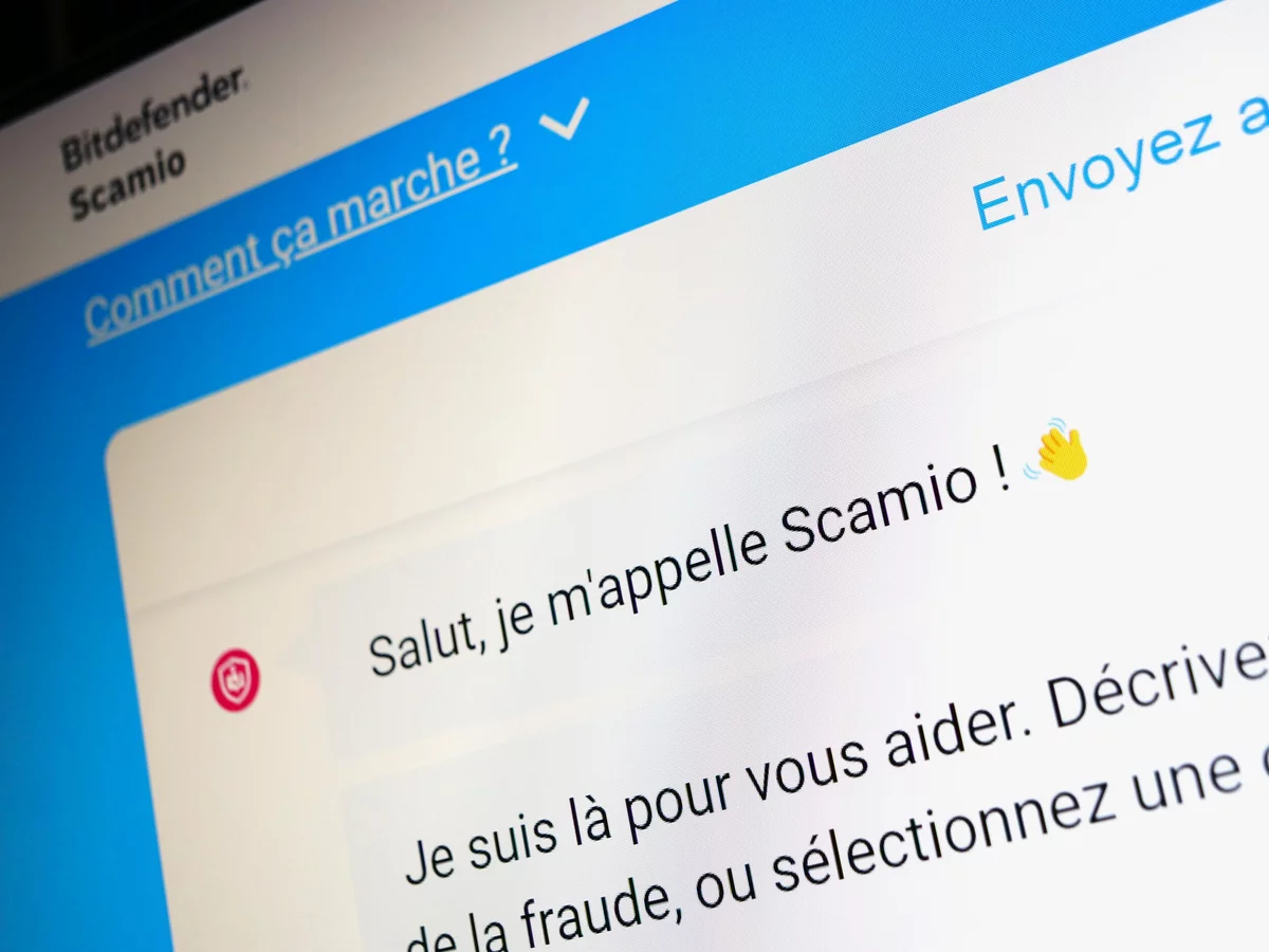 Bitdefender dévoile un chatbot détecteur d'arnaques, disponible gratuitement en français : Découvrez son fonctionnement !