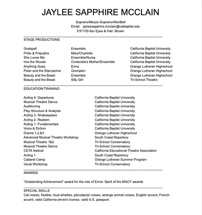 Resume image
