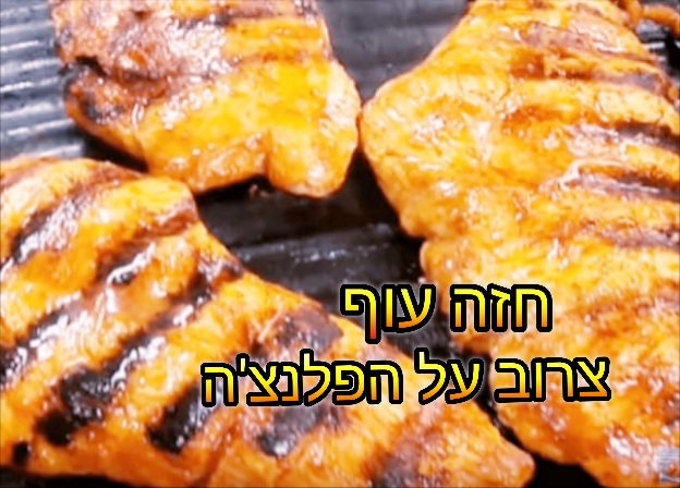 חזה עוף צרוב על הפלנצ'ה