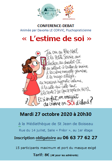 Conférence-débat "ESTIME DE SOI"