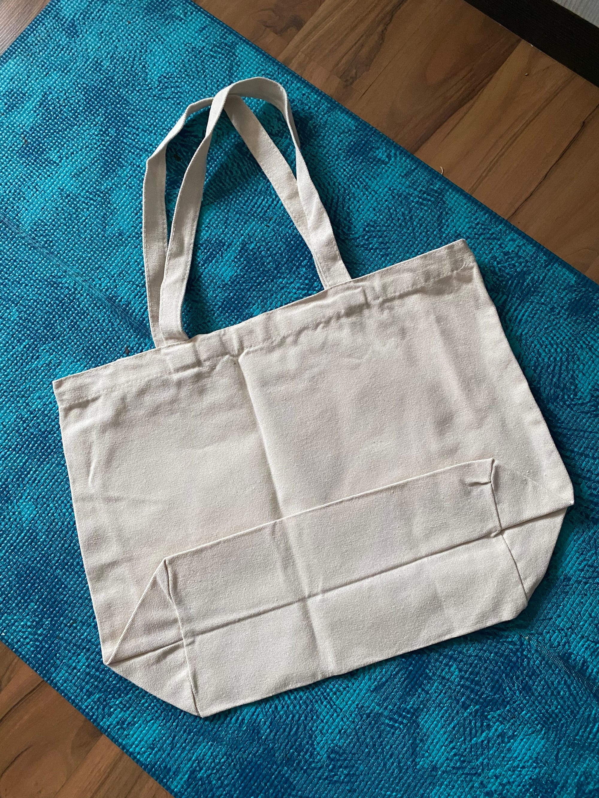 Large shopping bag with base (horizontal)